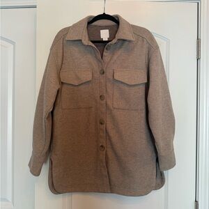 H&M Tan Shacket Size Small